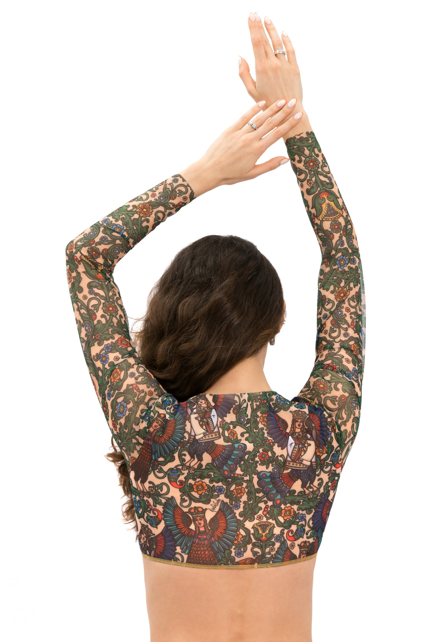 ALKONOST TOP WITH SLEEVES