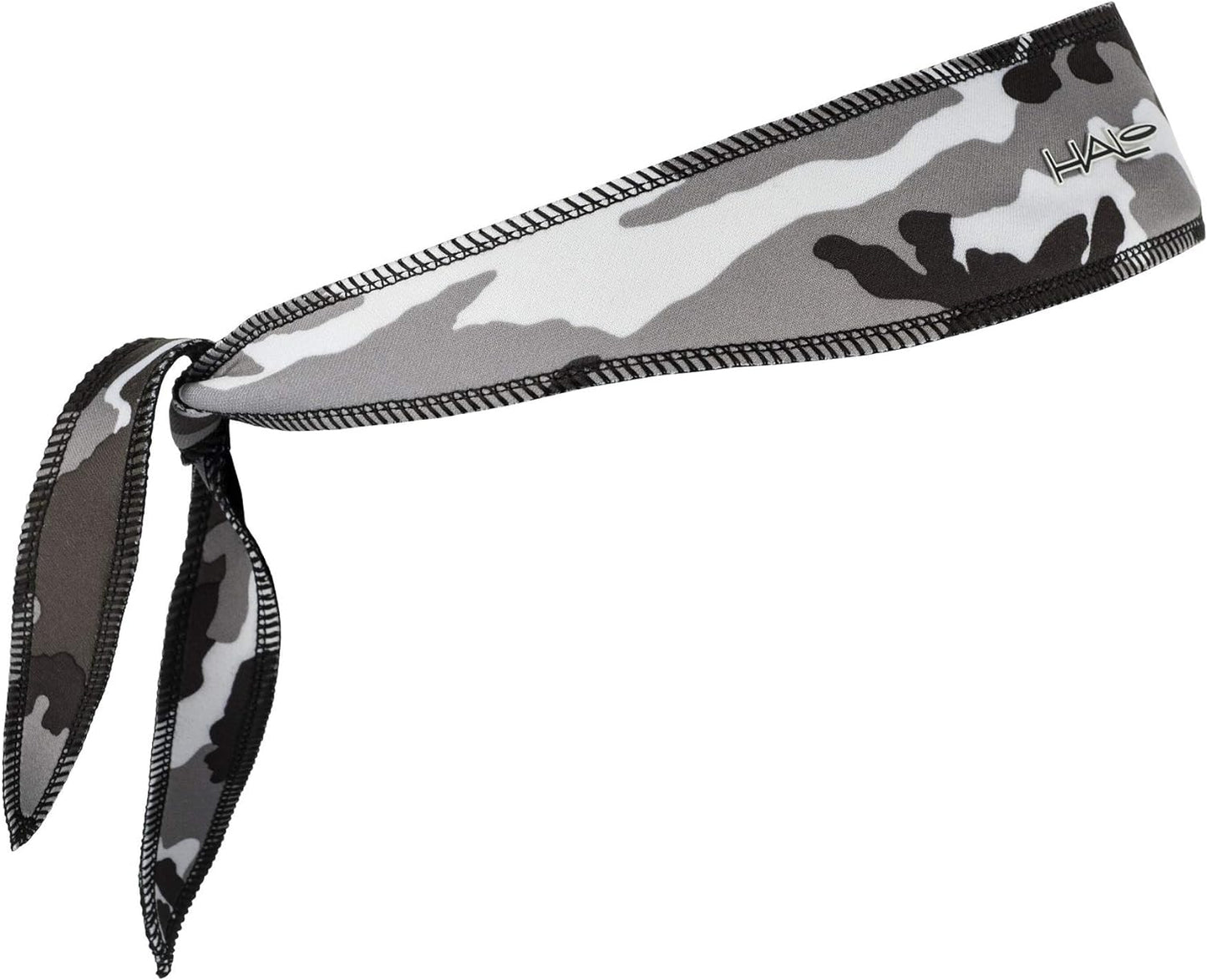 Halo Headband - tie version (Camo Grey)