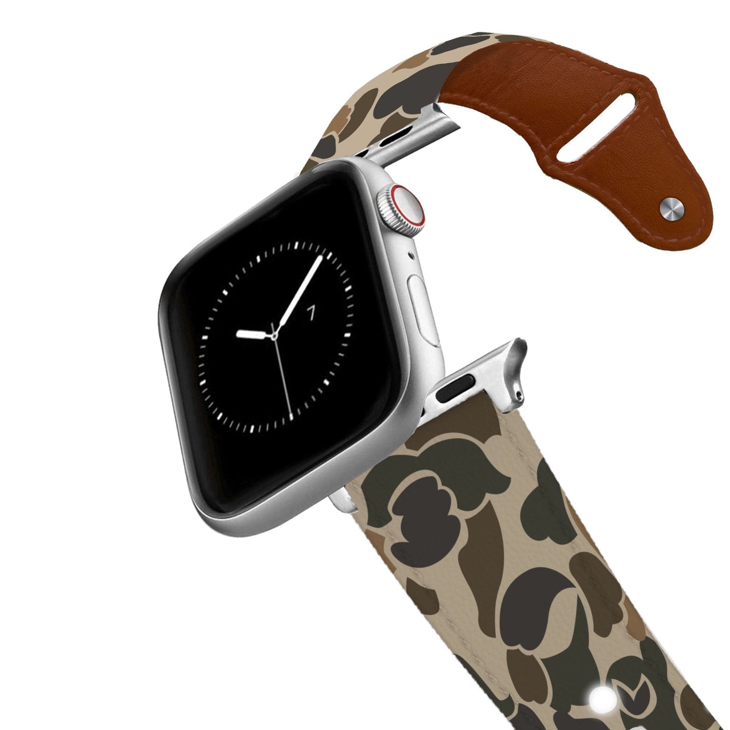 CP - Brigadier Camo Leather Apple Watch Band