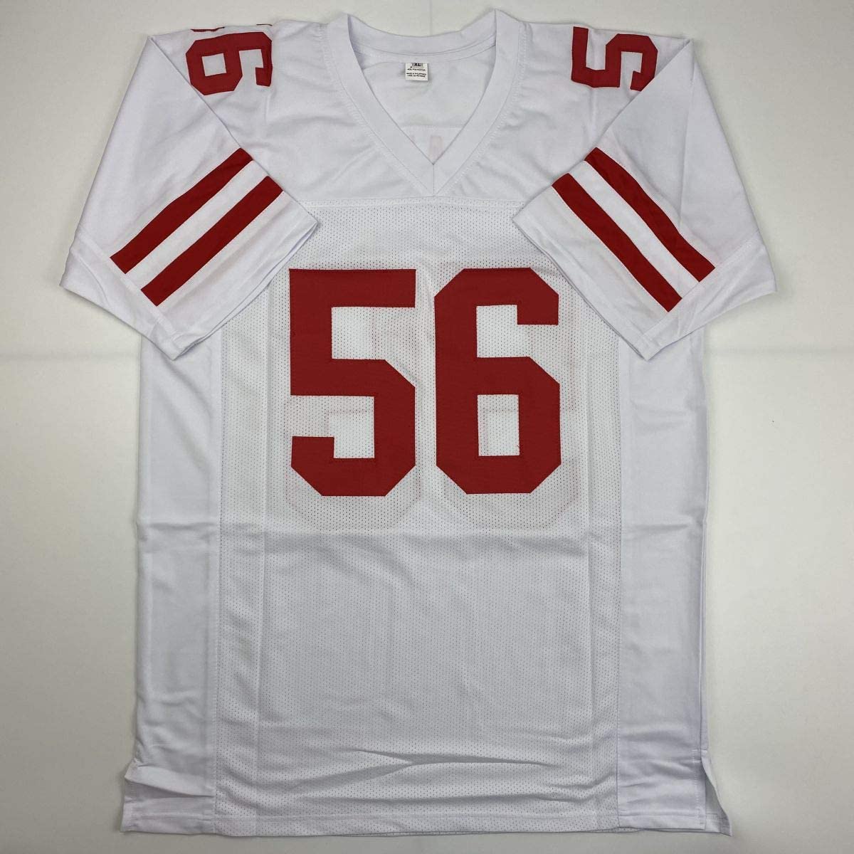 Autographed/Signed Kwon Alexander San Francisco White Football Jersey JSA COA
