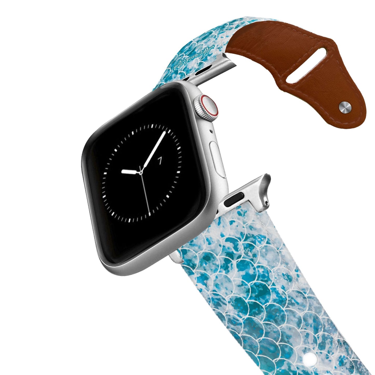 Mermaid Life - Ocean Wave Leather Apple Watch Band