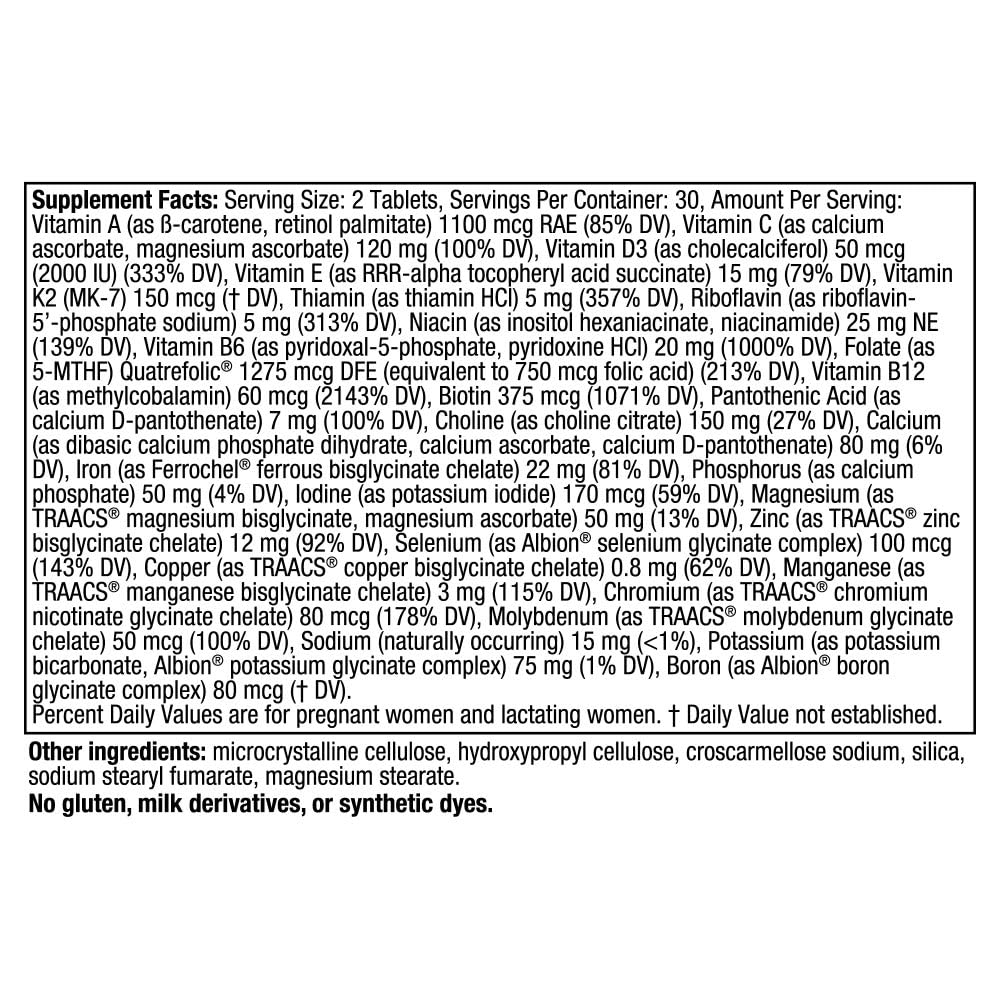 Nordic Naturals Prenatal Multivitamin 60 Tablets, Brand New In Box Exp 01/25
