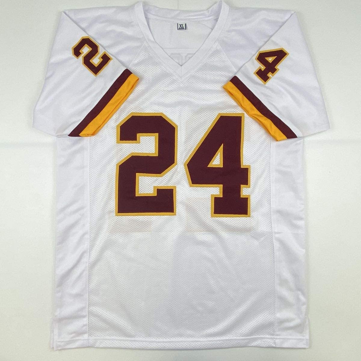 Autographed/Signed Antonio Gibson Washington White Football Jersey JSA COA