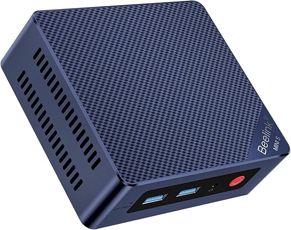 Beelink Mini S13 Mini PC, Mini Computers with Twin Lake-N150, 16GB SO-DIMM DDR4 +500GB M.2 2280 SSD, WIFI6, Dual HDMI, Dual Screen Display, 1000Mbps, BT 5.2