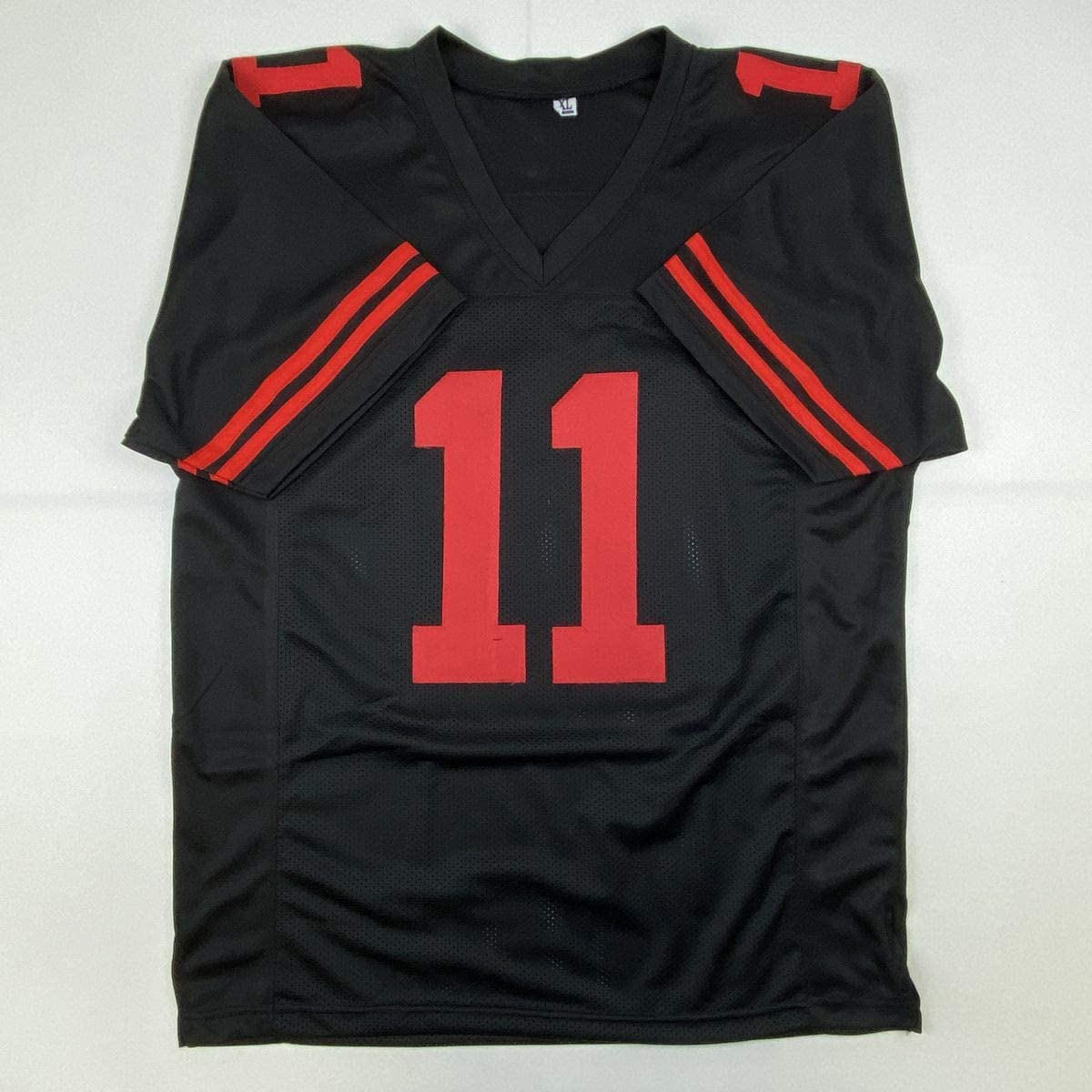 Autographed/Signed Brandon Aiyuk San Francisco Black Football Jersey JSA COA