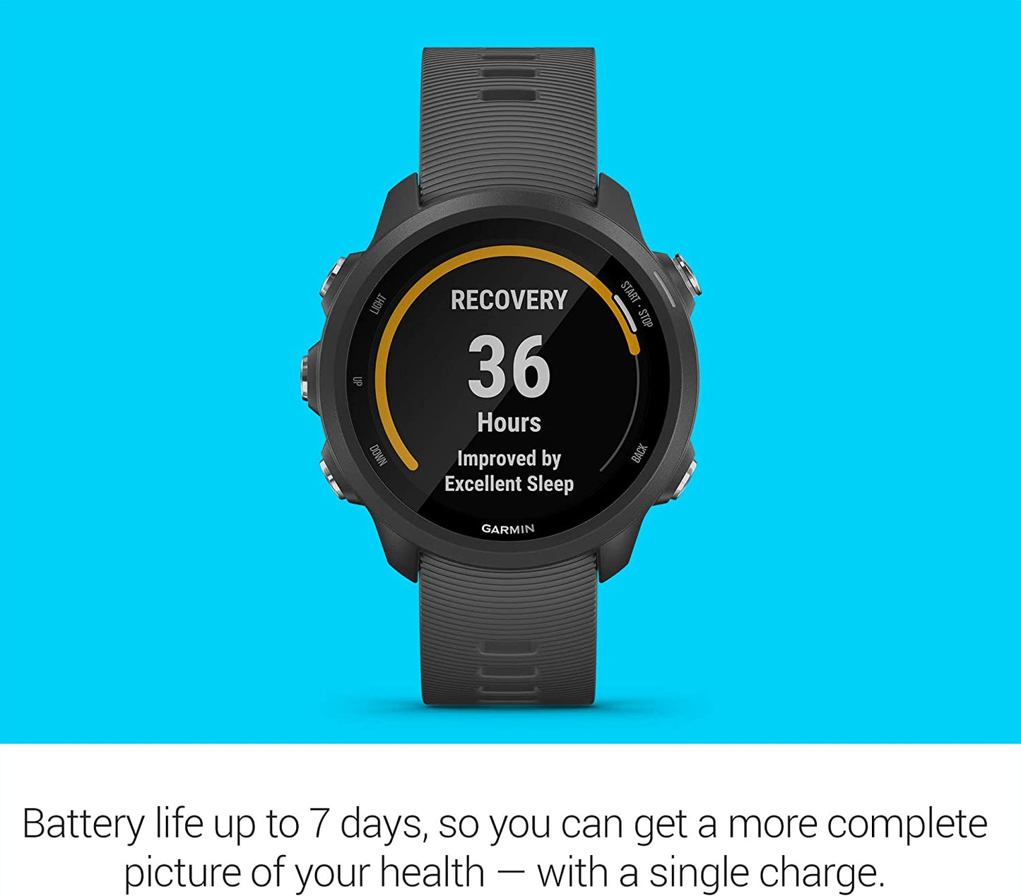 Garmin 010-02120-20 Forerunner 245 Music, GPS Running Smartwatch with Music and Advanced Dynamics, Black
