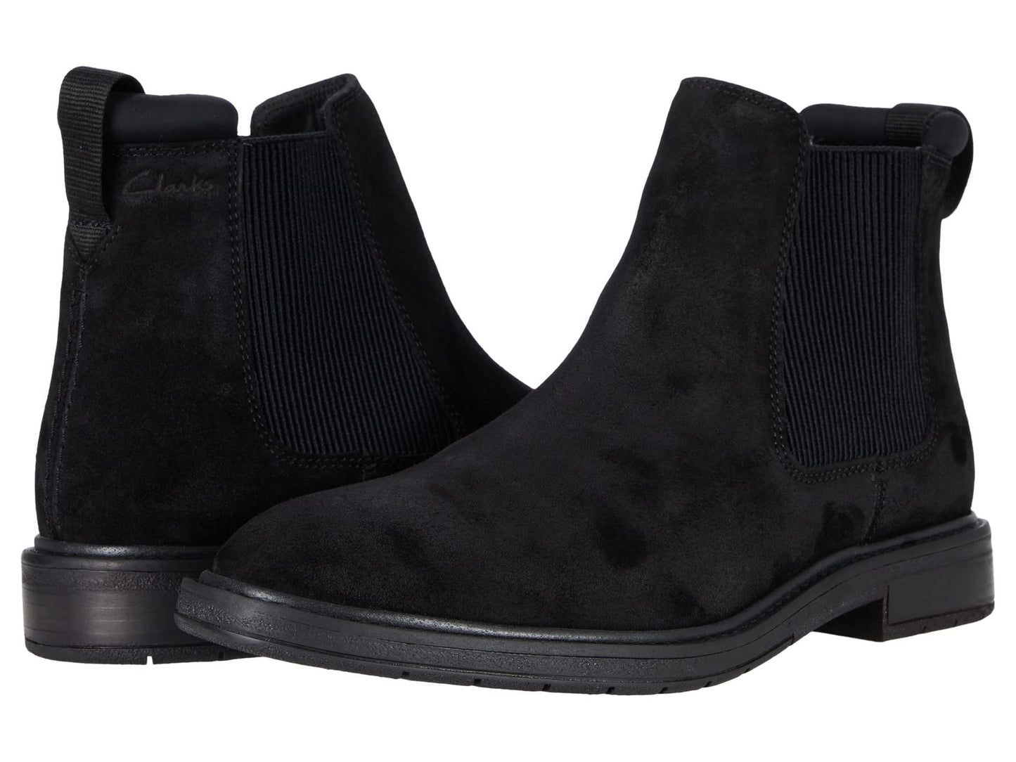 Clarks Clarkdale Hall Black Suede 7.5 D (M)