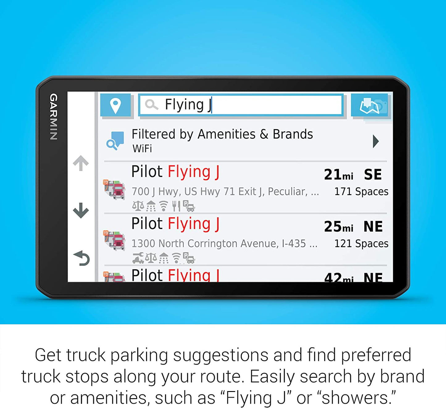 Garmin 010-02313-00 dezl OTR700, 7-inch GPS Truck Navigator, Easy-to-read Touchscreen Display, Custom Truck Routing and Load-to-dock Guidance