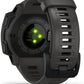 Garmin Instinct, Rugged Outdoor Watch with GPS, Features Glonass and Galileo, Heart Rate Monitoring and 3-Axis Compass, Graphite