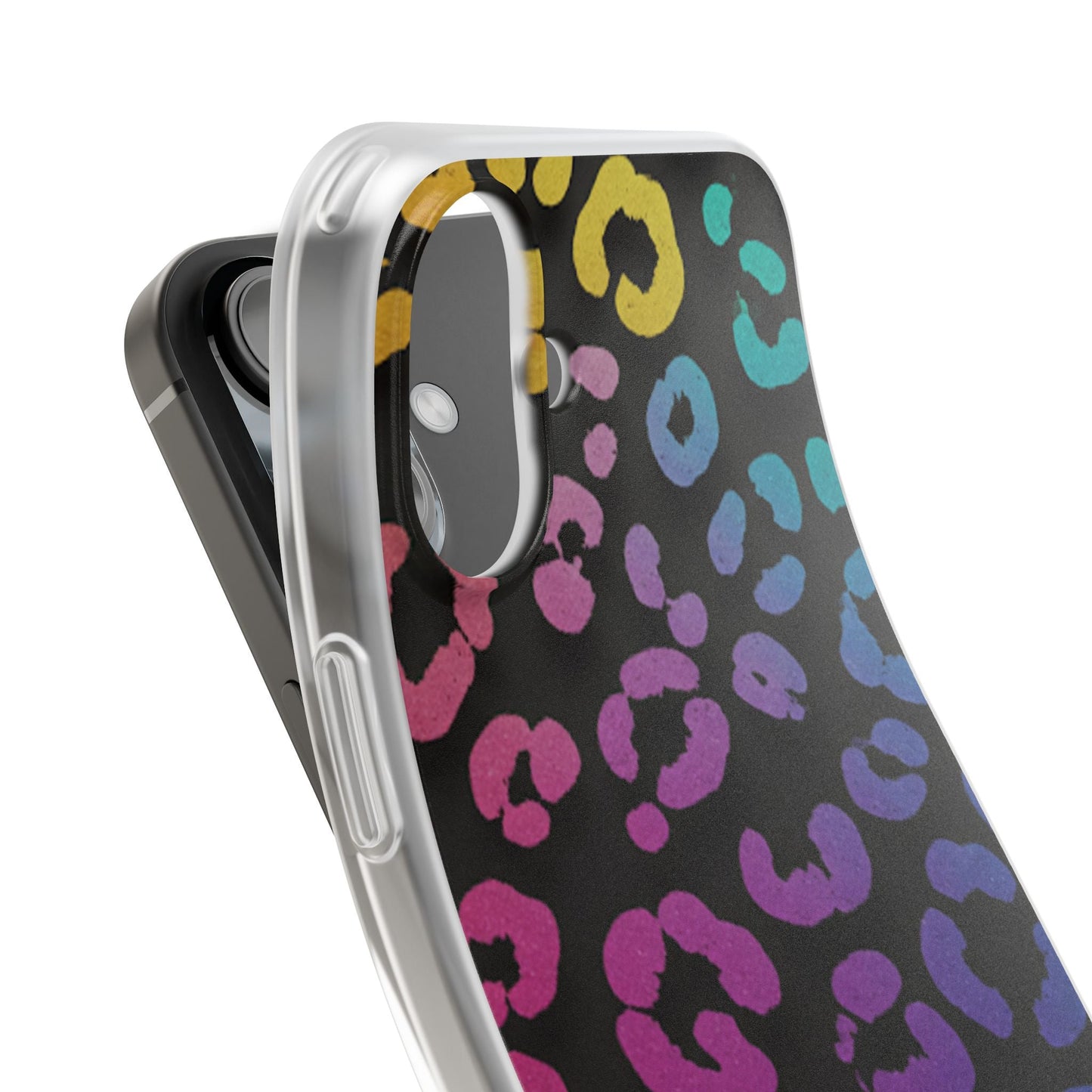 Vibrant Leopard Print Flexi Phone Case