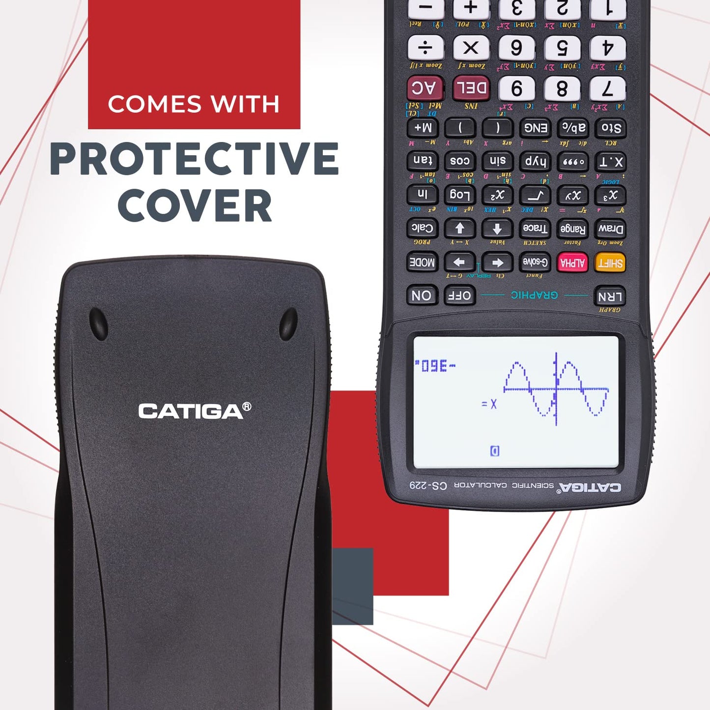 CS-229 Scientific Calculator w/ Graphics - Multiple Modes, Beginner, Advanced