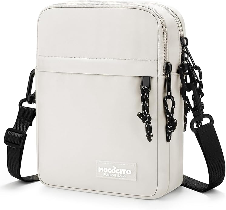 Unisex Crossbody Bag| 8.6x6.7x3.15 inches Mini Crossbody Purse | Travel Passport Wallet Bag | Mini Shoulder Bag