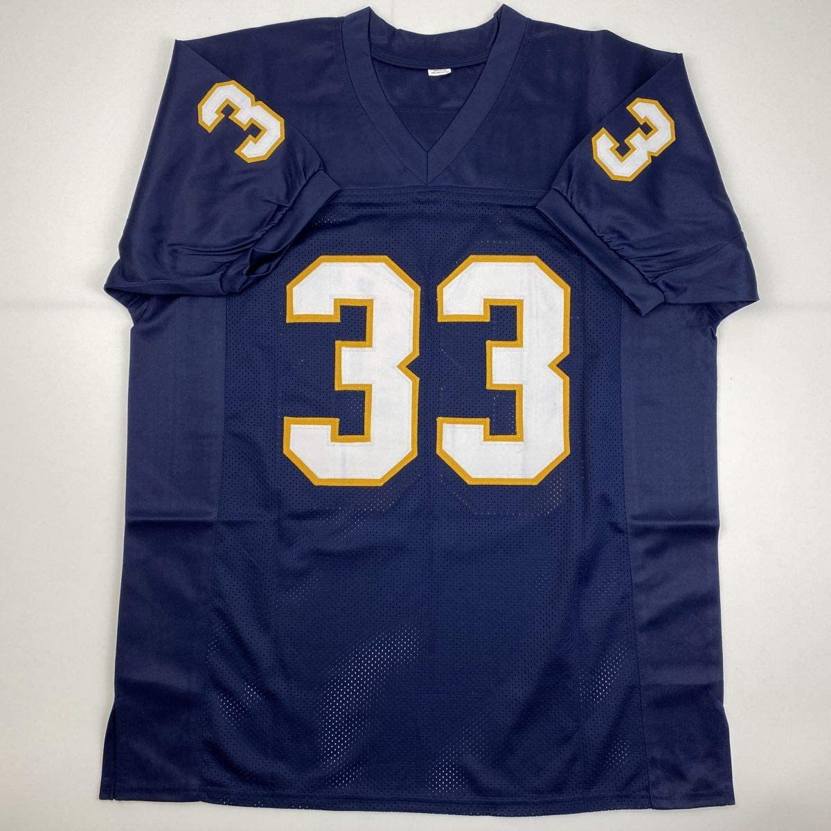 Autographed/Signed Tony Dorsett Pittsburgh Blue College Football Jersey JSA COA