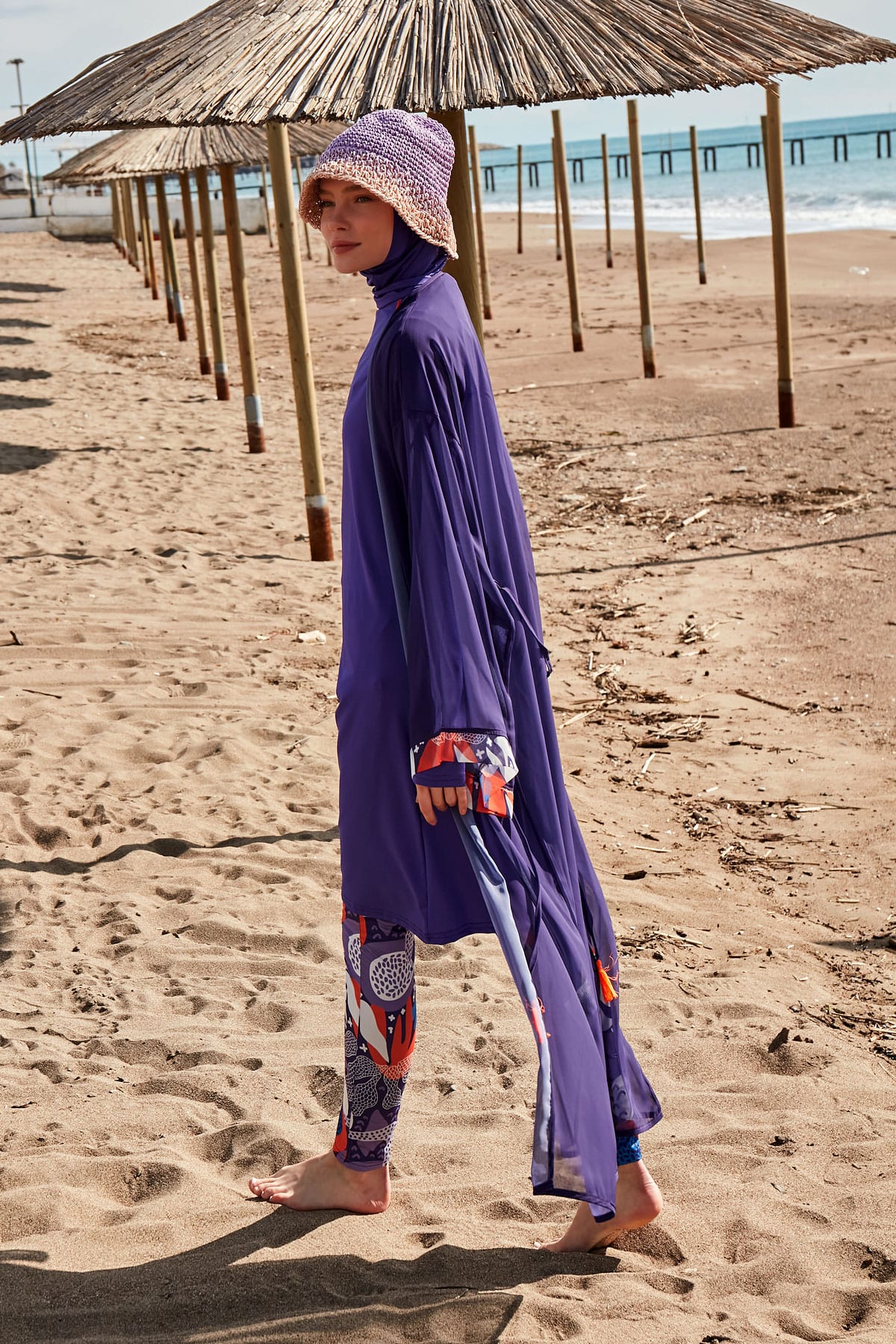 Colourful Pareo Kimono P2420