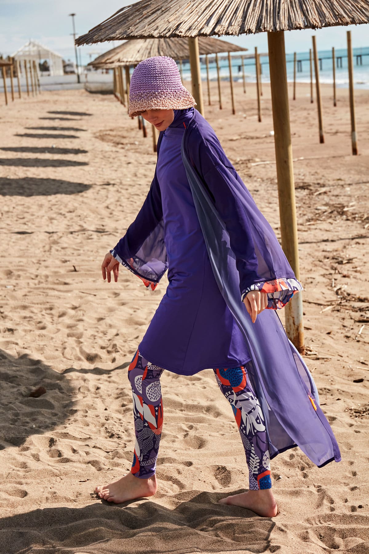 Colourful Pareo Kimono P2420