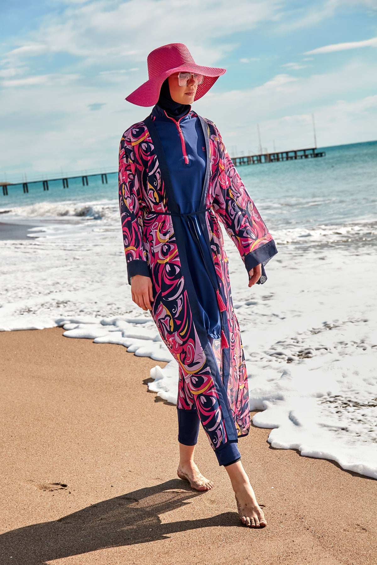 Colourful Pareo Kimono P2416