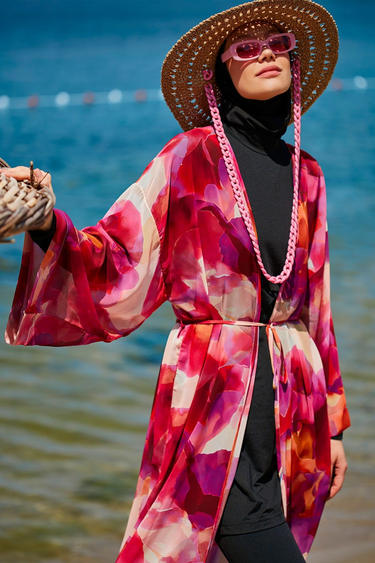 Colourful Pareo Kimono P2341