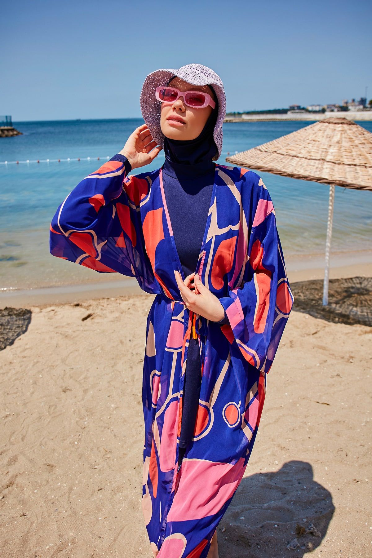 Colourful Pareo Kimono P2339