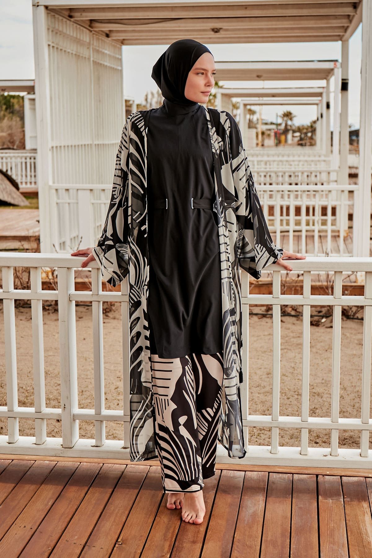 Colourful Pareo Kimono P2401
