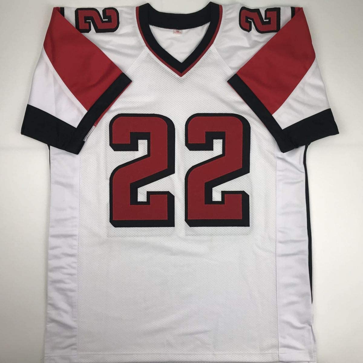 Autographed/Signed Keanu Neal Atlanta White Football Jersey PSA/DNA COA