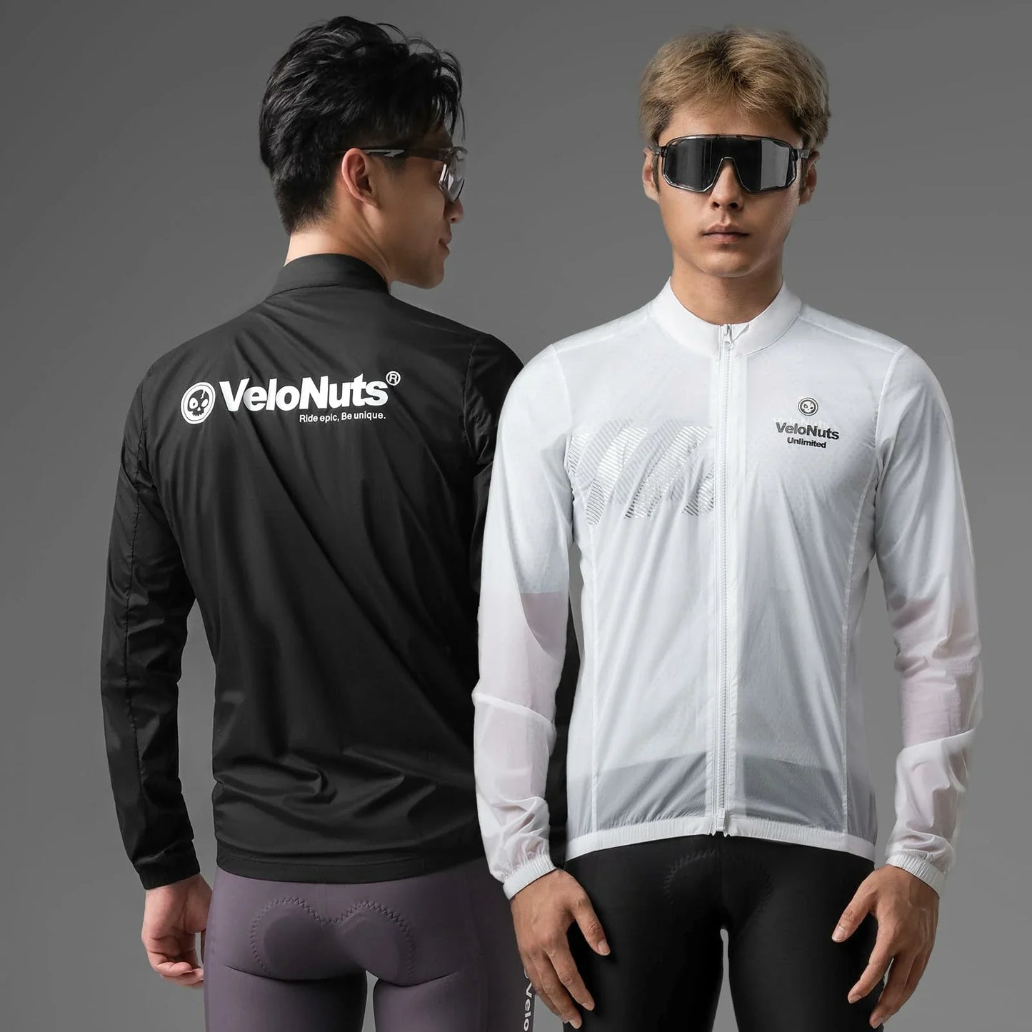 VNS Men's Cycling Jacket, Ultralight Windbreaker for Running Cycling Packable