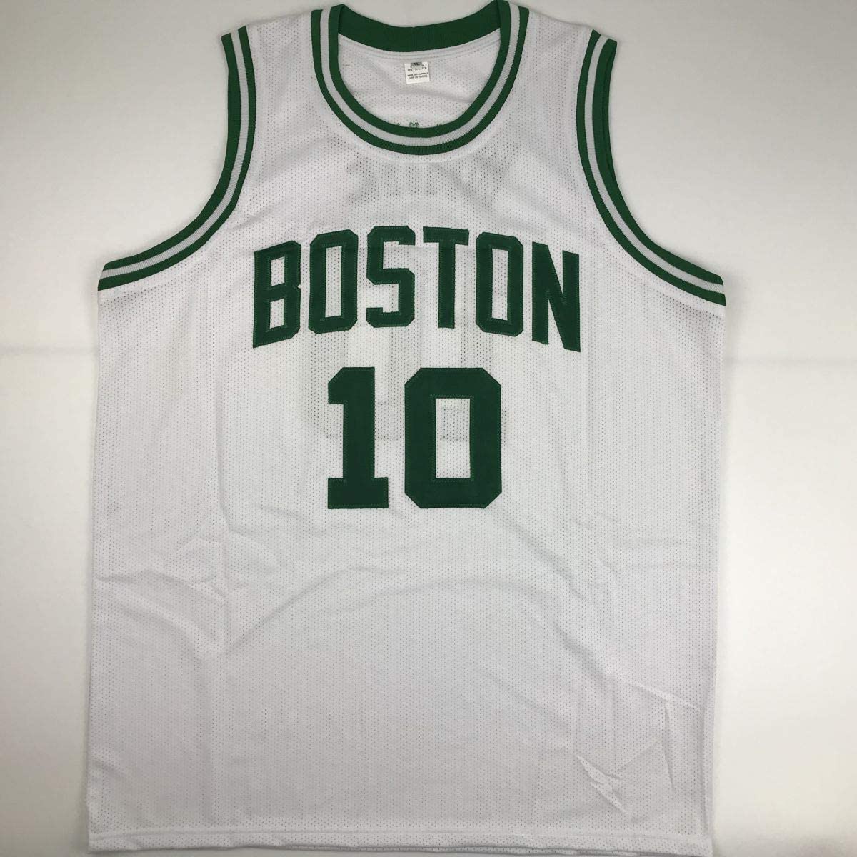Autographed/Signed Jo Jo JoJo White Boston White Basketball Jersey JSA COA