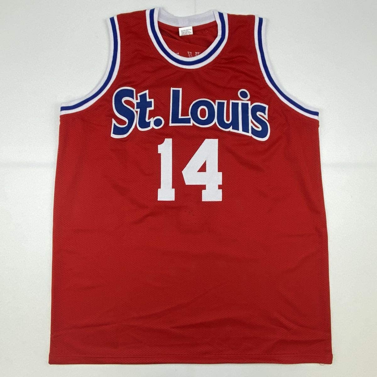 Autographed/Signed Lenny Wilkens St. Louis Red Basketball Jersey JSA COA