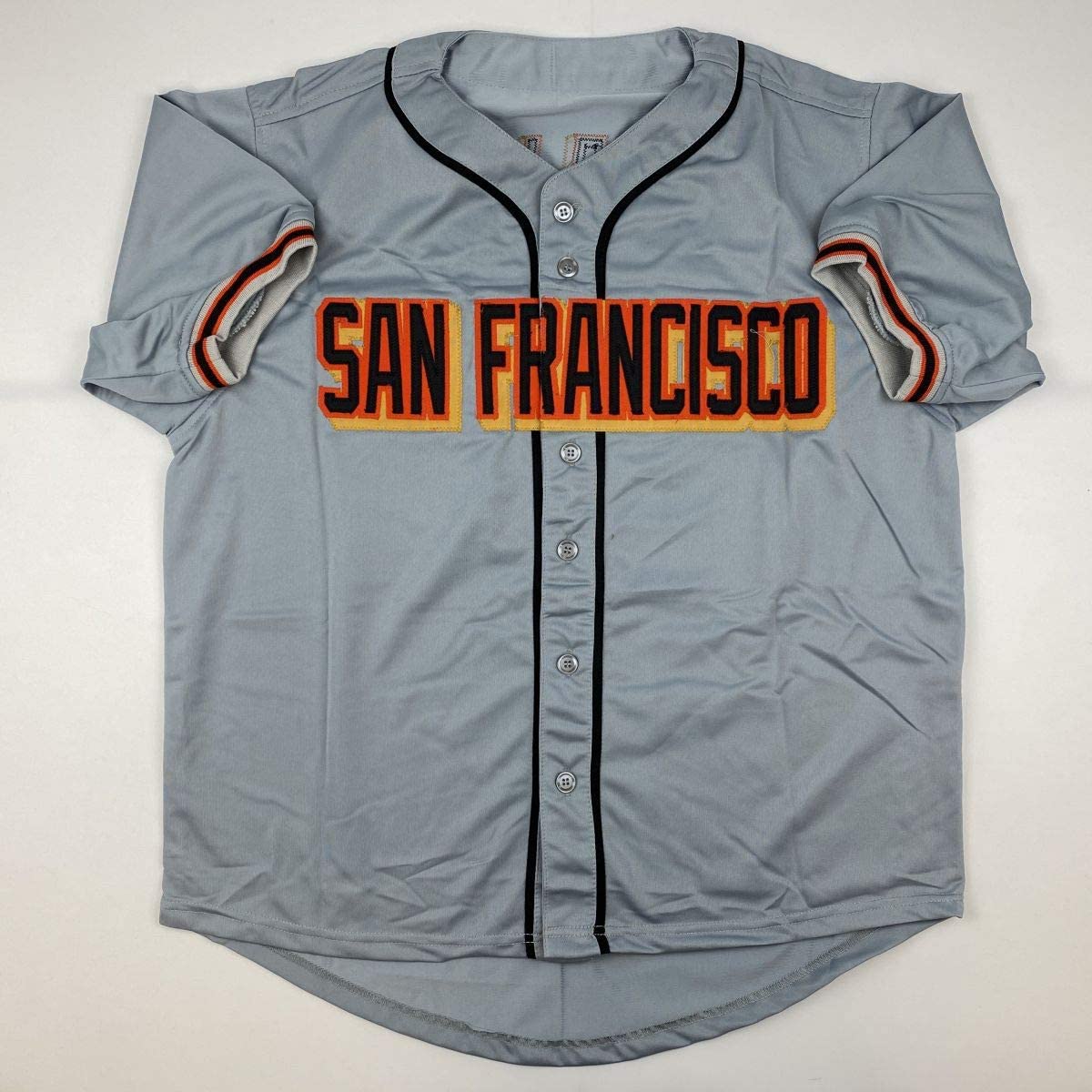 Autographed/Signed Willie Mays San Francisco Grey Baseball Jersey Say Hey Holo COA