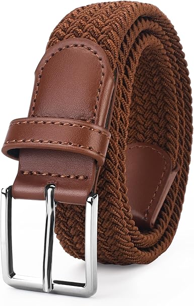 Elastic Braided Belt for Boys and Girls Youth Baseball Golf Belt 1_ã� Wide