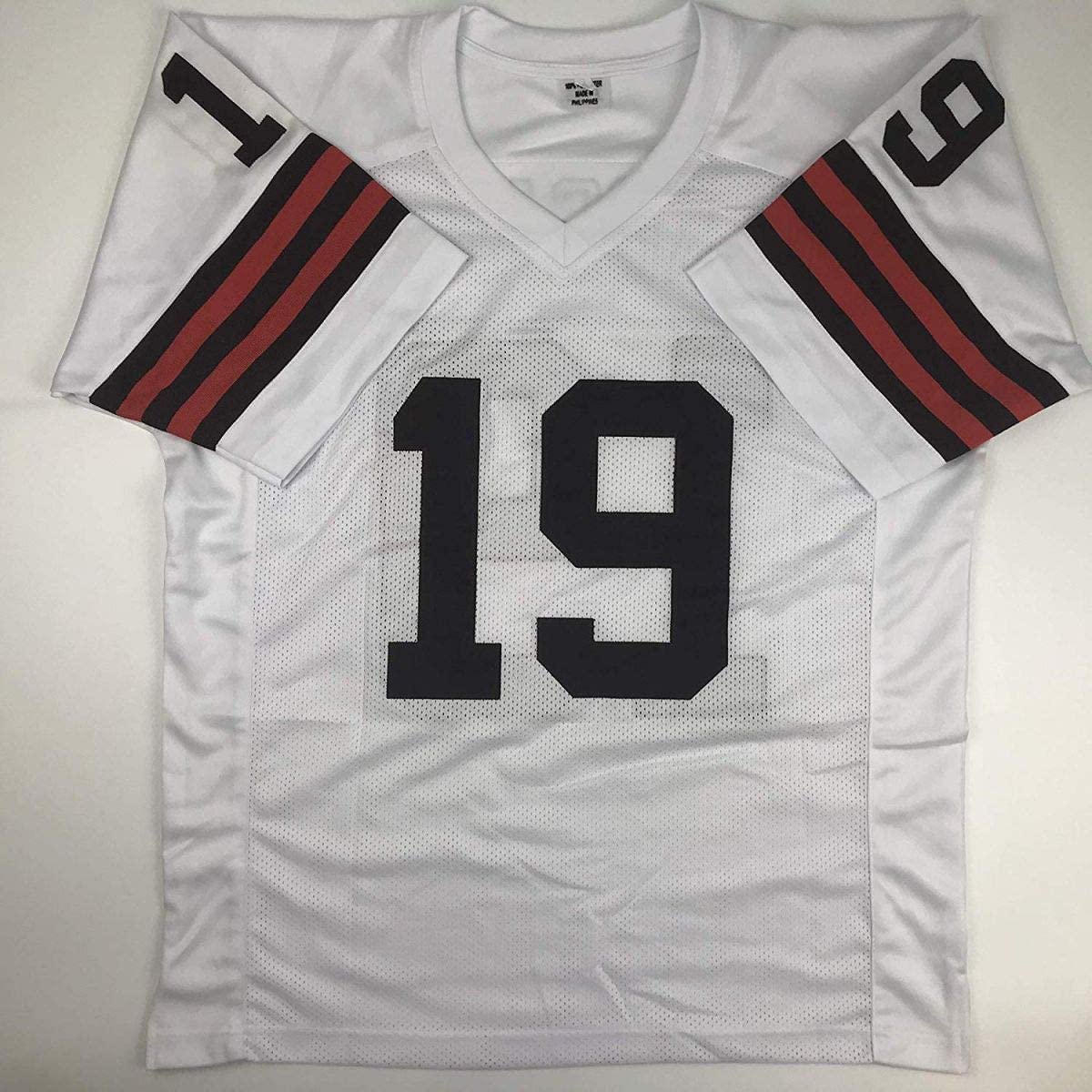 Autographed/Signed Bernie Kosar Cleveland White Football Jersey JSA COA