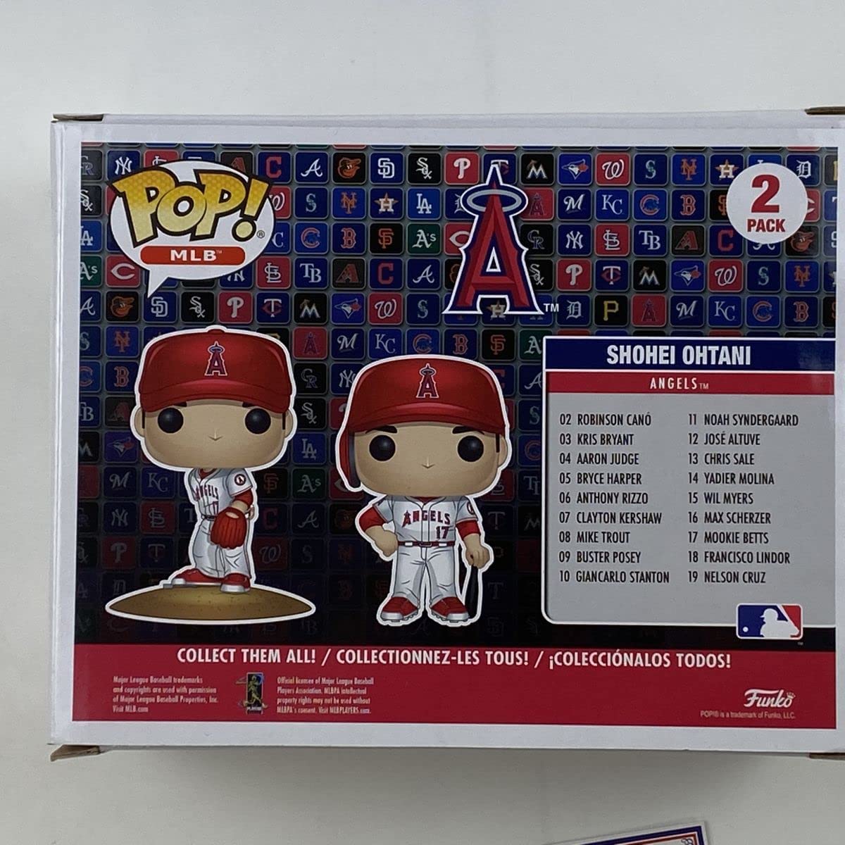 Autographed/Signed Shohei Ohtani Los Angeles Angels of Anaheim Funko Pop Baseball Figurine Fanatics COA Auto