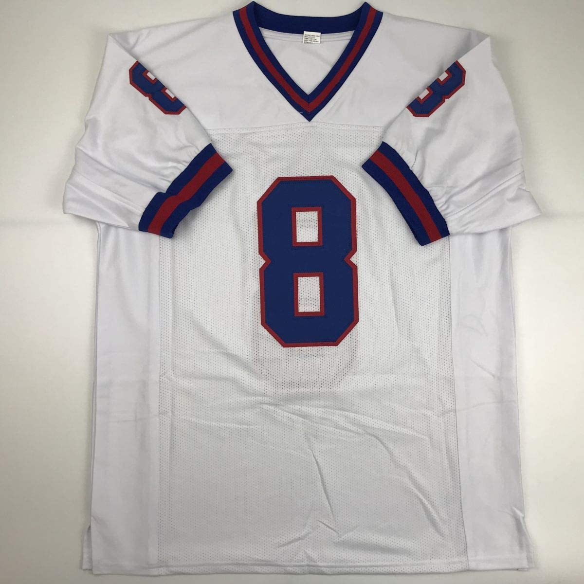 Autographed/Signed Daniel Jones New York Color Rush Football Jersey JSA COA