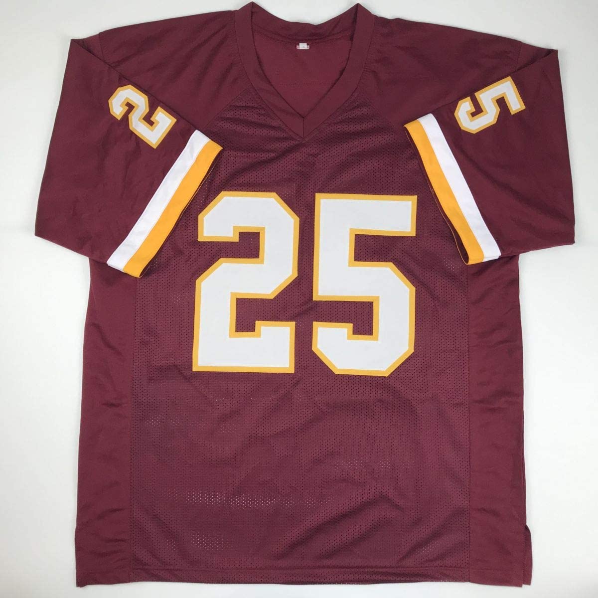 Autographed/Signed Chris Thompson Washington Burgundy Football Jersey JSA COA