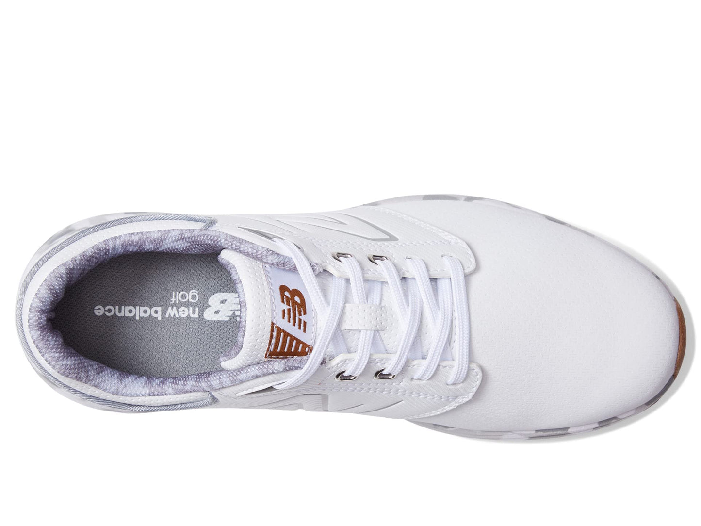 New Balance Men's Brighton Golf Shoe, White, 11