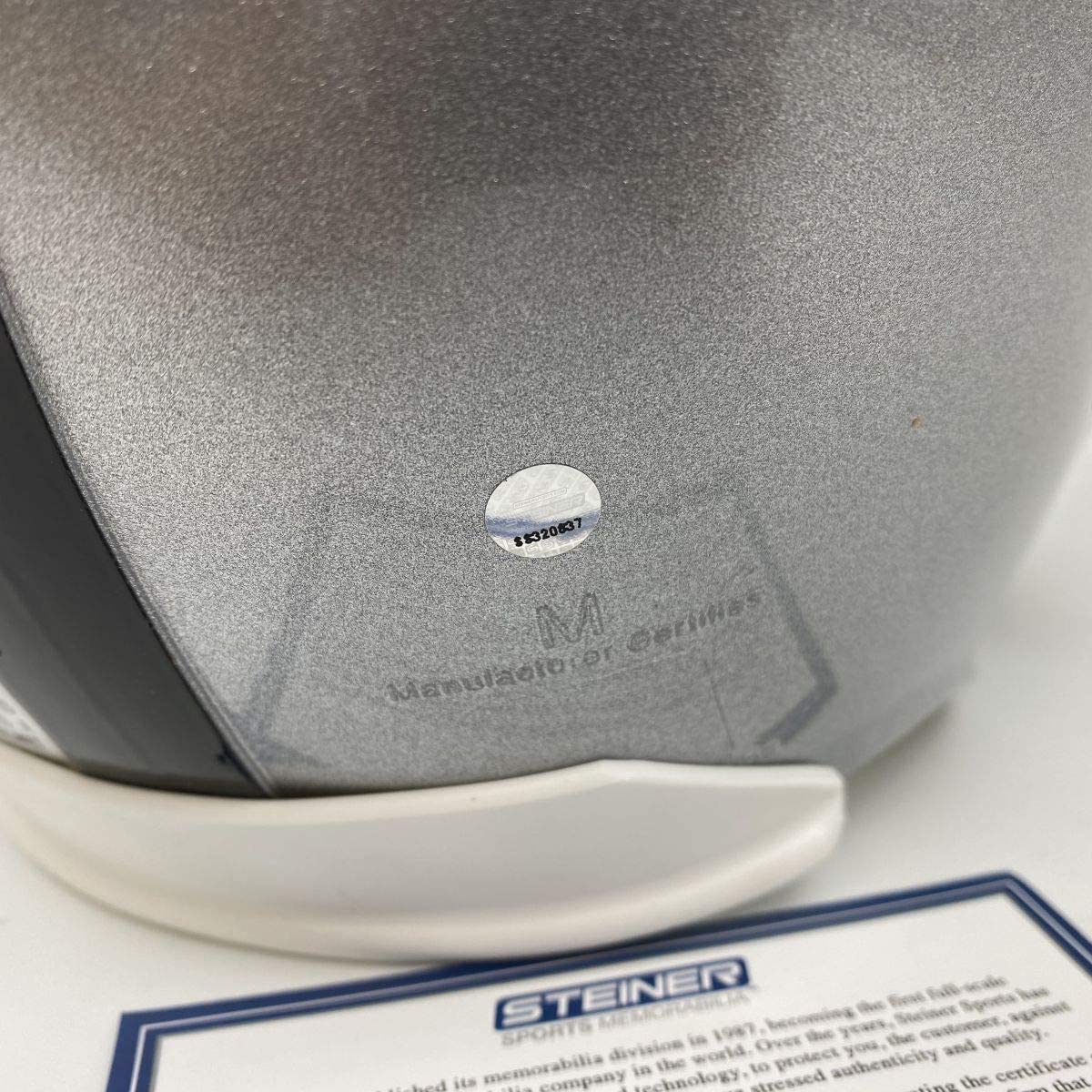 Autographed/Signed Charles Woodson Oakland Raiders Full Size FS F/S Replica Football Helmet Steiner Sprots COA