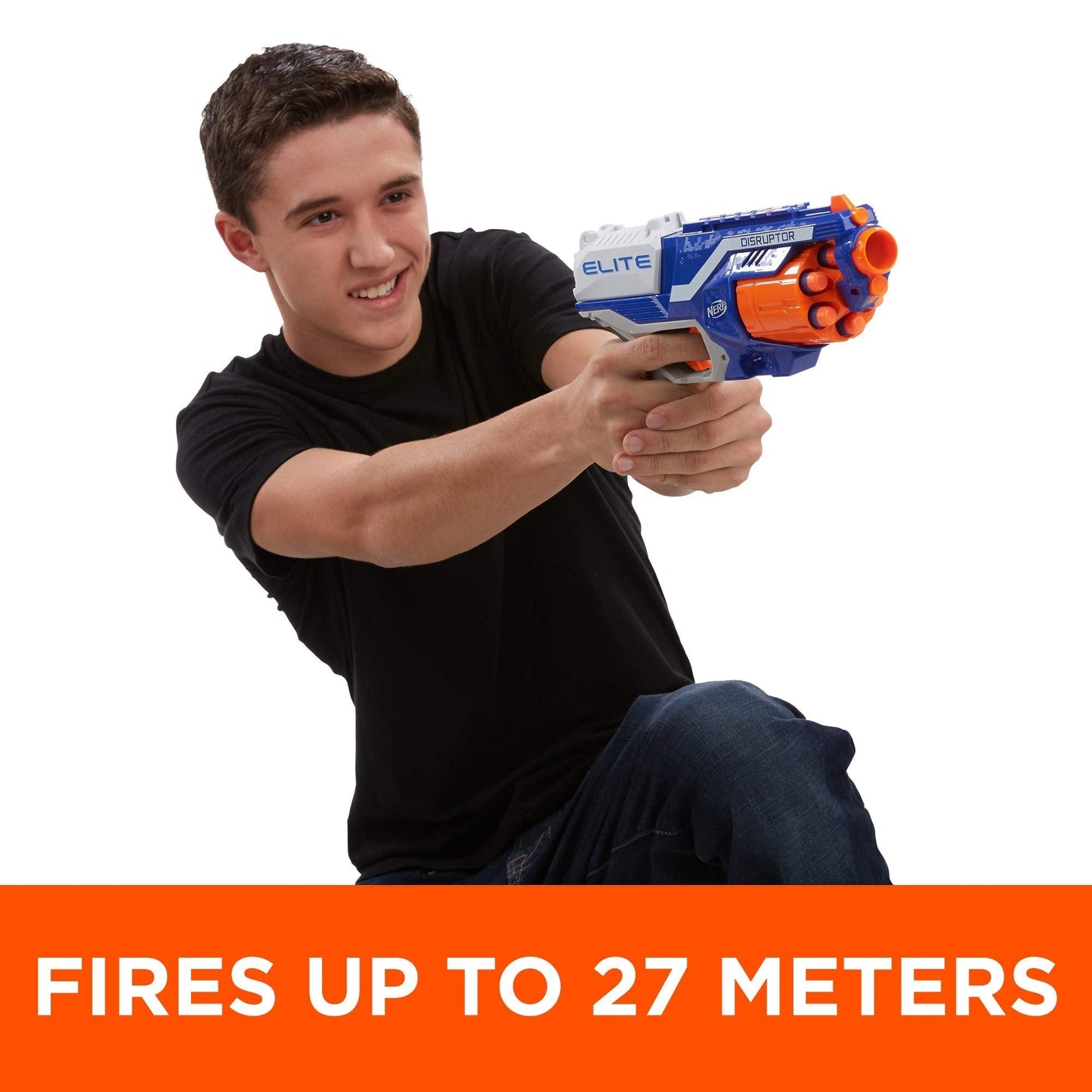 NERF Disruptor Elite Blaster Includes Includes 6 Official Nerf Elite Darts