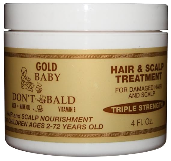 BABY DON‰۪T BE BALD Gold Hair and Scalp Treatment 4 oz