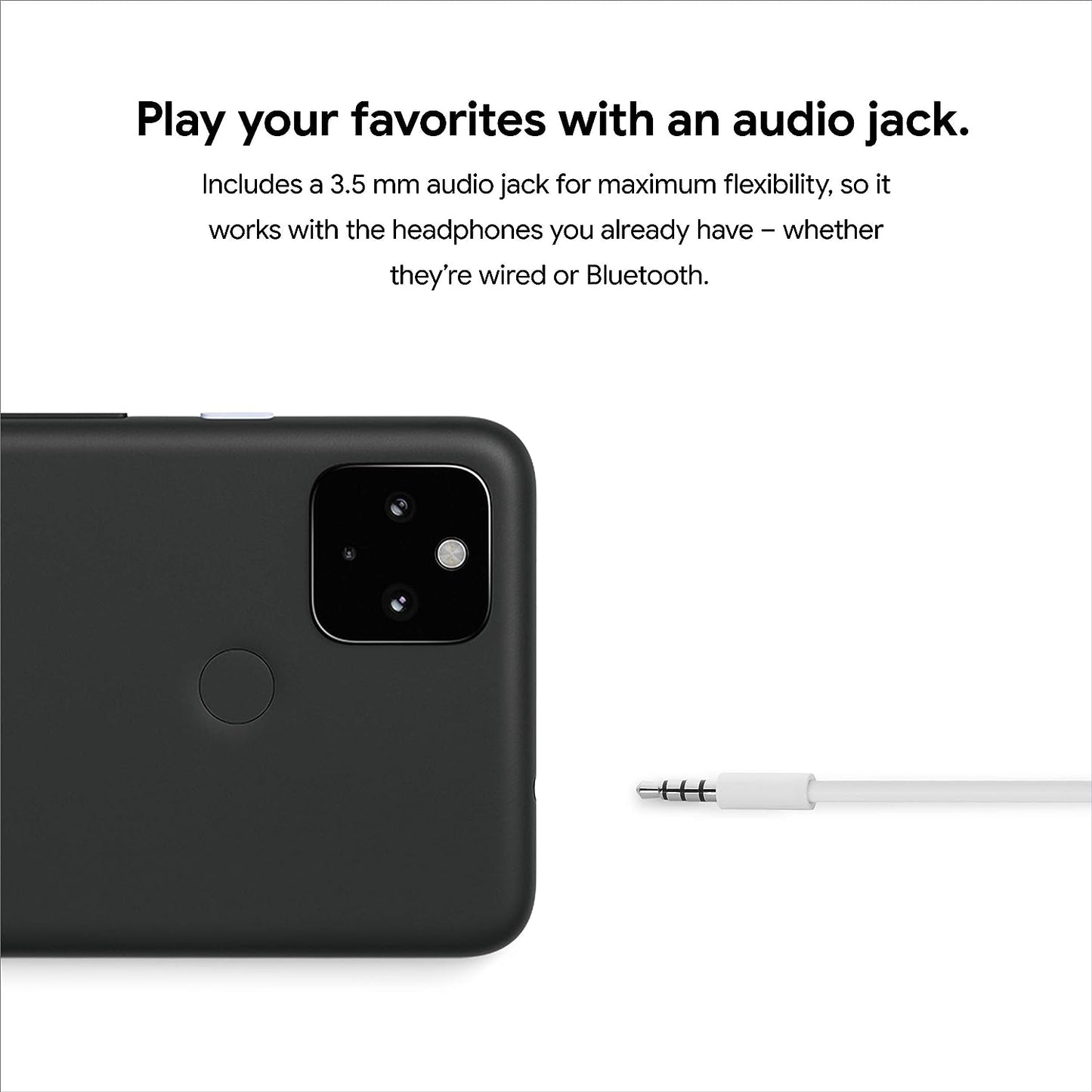Google Pixel 4a with 5G - Android Phone - New Unlocked Smartphone with Night Sight and Ultrawide Lens - Just Black