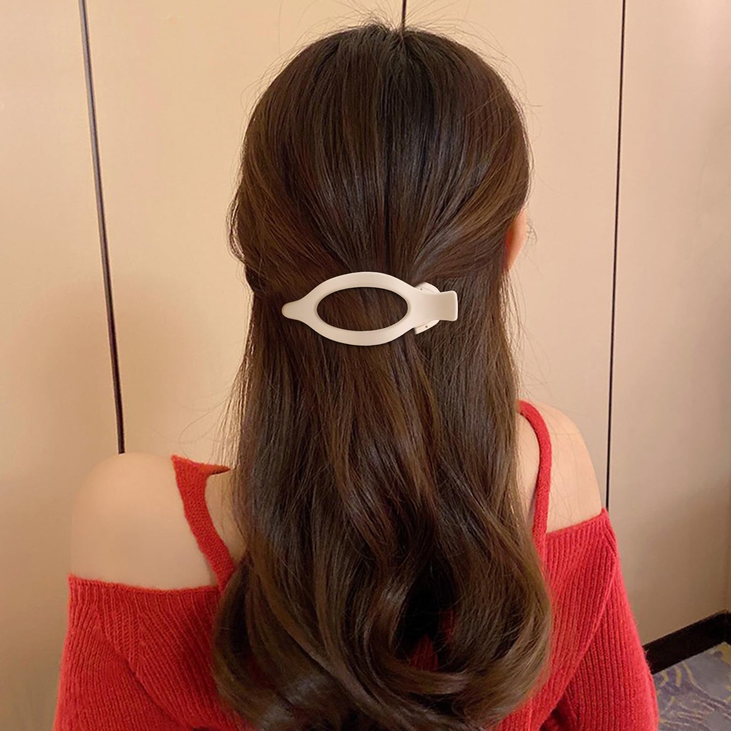 4Pcs Hair Clips Large Hair Claw Clips Matte Neutral Hair Clip Hair Accessories