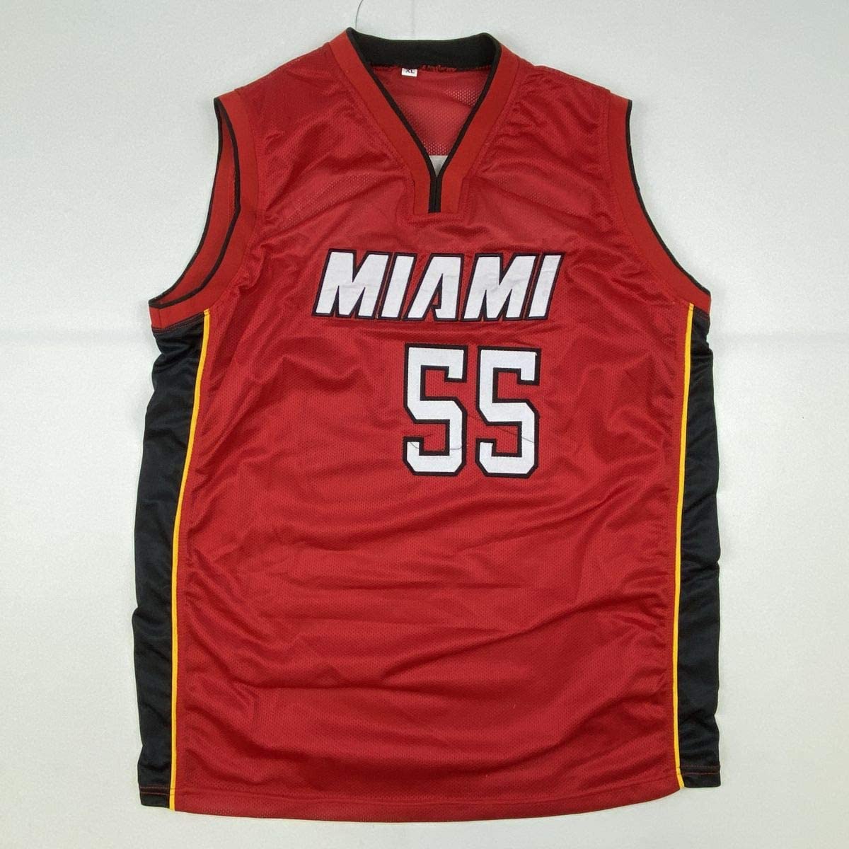Autographed/Signed Duncan Robinson Miami Red Basketball Jersey JSA COA