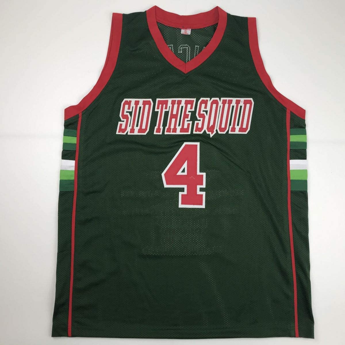 Autographed/Signed Sidney Moncrief Milwaukee Green Stat Basketball Jersey PSA/DNA COA