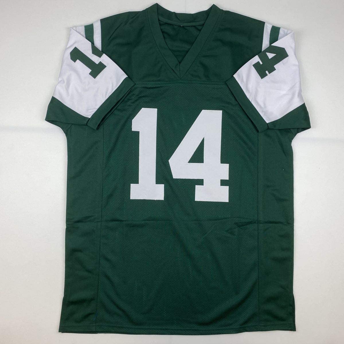 Autographed/Signed Sam Darnold New York Green Rookie Football Jersey Beckett BAS COA