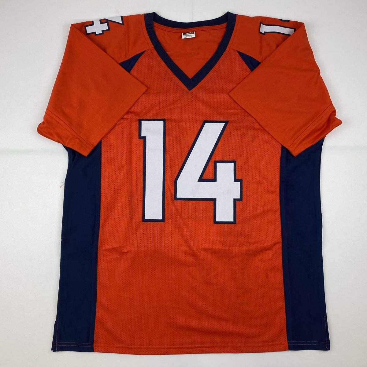 Autographed/Signed Courtland Sutton Denver Orange Football Jersey PSA/DNA COA