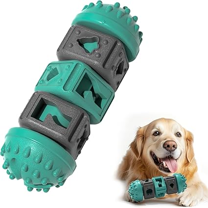 Gardner Pet Dog Puzzles, Treat Dispensing Dog Toys, Alternative to Slow Feeder Dog Bowls, Teeth Cleanning Dog Interactive Toys for IQ/Physical Training for Small/Large/Medium Breeds
