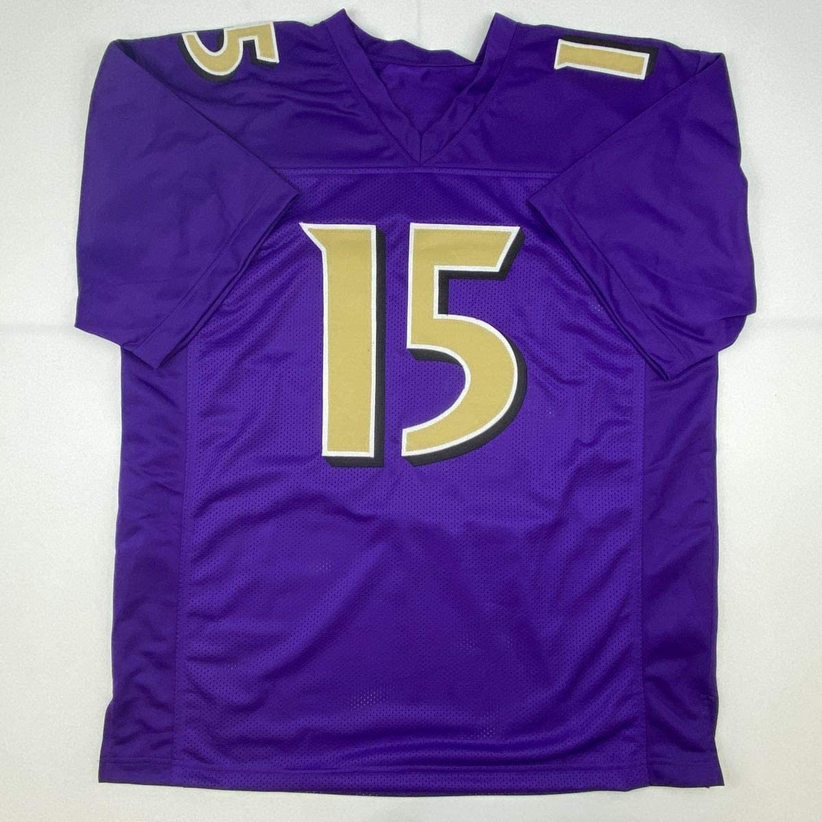 Autographed/Signed Marquise Brown Baltimore Color Rush Football Jersey JSA COA