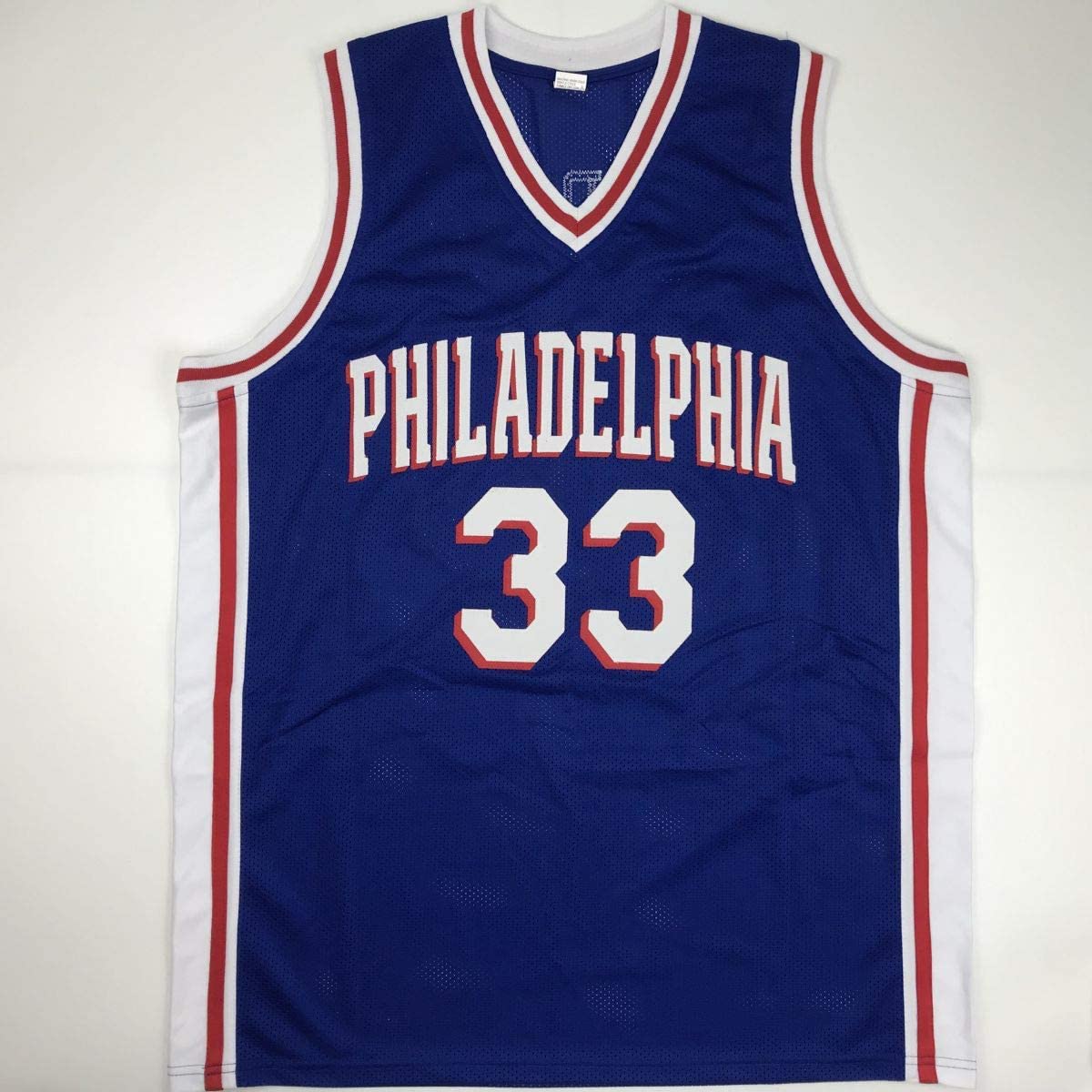 Autographed/Signed Tobias Harris Philadelphia Blue Basketball Jersey JSA COA