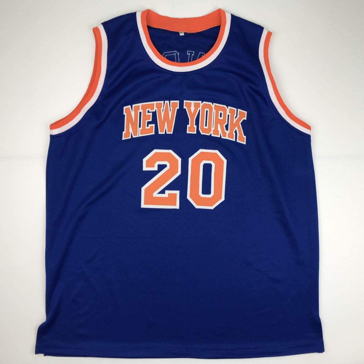 Autographed/Signed Kevin Knox New York Blue Basketball Jersey JSA COA