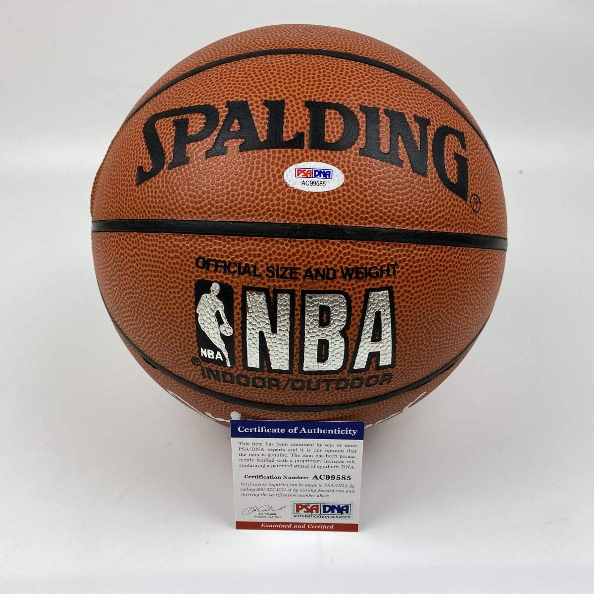 Autographed/Signed Julius Erving Dr. J Erving Philadelphia 76ers Sixers Spalding Basketball PSA/DNA COA