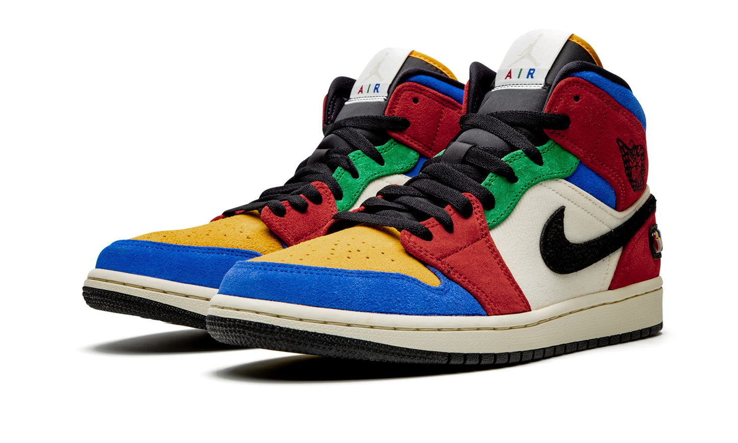 Jordan Mens Air Jordan 1 Mid CU2805 100 Blue The Great - Fearless - Size 9