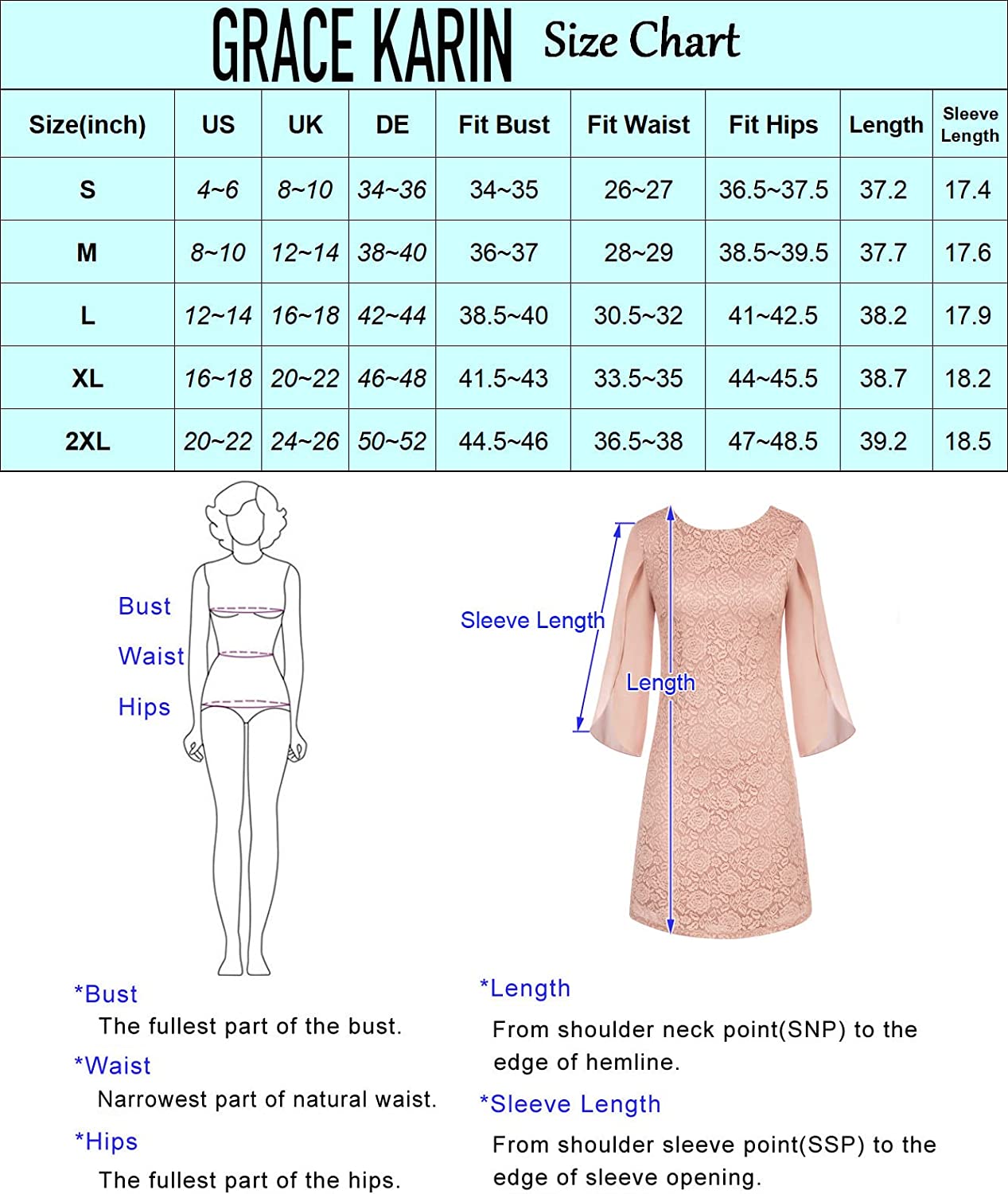 GRACE KARIN Women Loose Chiffon Dress Elegant Evening Dress for Cocktail Party